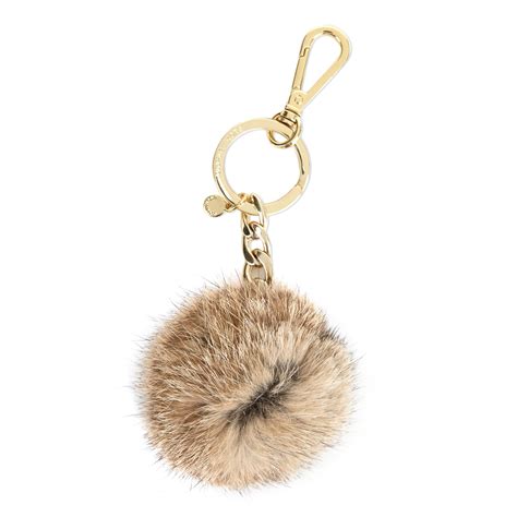 michael kors faux fur keychain|Michael Kors Fur Key Chains, Rings & Finders for Women.